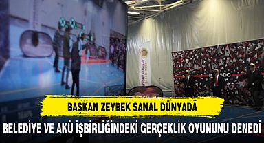 Üniversite ve Belediye işbirliği yaptı Başkan Zeybek teknolojiyi yerinde denedi