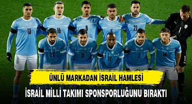 Ünlü marka, İsrail milli takımıyla anlaşmasını bitirdi