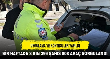 UYGULAMA VE KONTROLLER YAPILDI