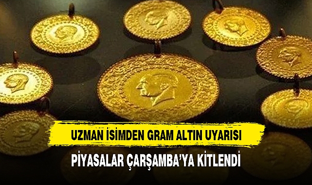 Uzman isimden gram altın uyarısı: Çarşambaya kilitlendi