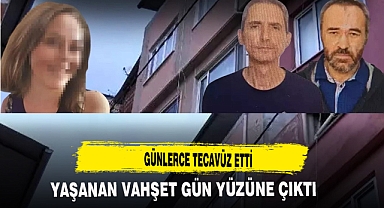 VAHŞET GÜN YÜZÜNE ÇIKTI GÜNLERCE TECAVÜZ EDİP...