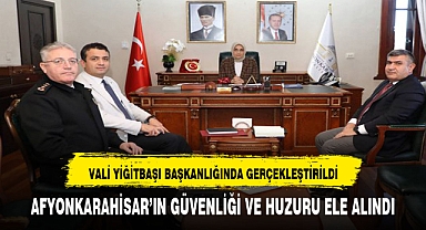 Vali Yiğitbaşı başkanlığında güvenlik toplantısı gerçekleştirildi