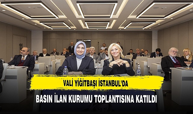 Vali Yiğitbaşı İstanbul'da