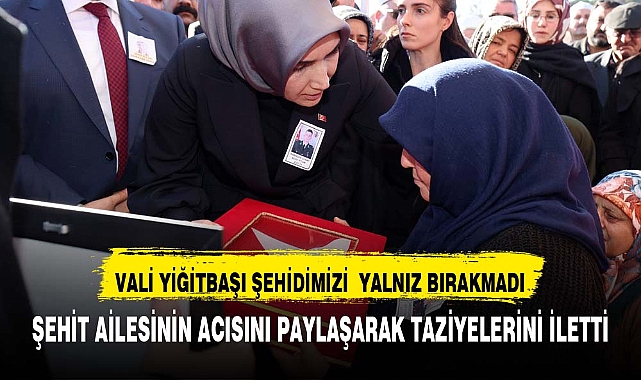 Vali Yiğitbaşı  kahraman şehidimiz piyade Teğmen Ramazan Günay, Dualarla Son Yolculuğuna Uğurladı"