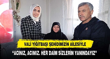 VALİ YİĞİTBAŞI ŞEHİDİMİZİN MEVLİD-İ ŞERİF PROGRAMINA KATILDI