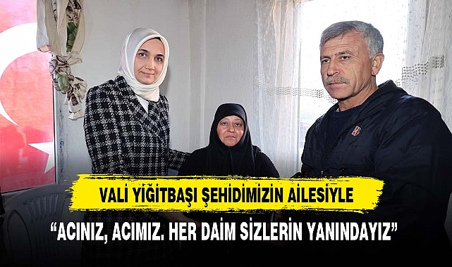 VALİ YİĞİTBAŞI ŞEHİDİMİZİN MEVLİD-İ ŞERİF PROGRAMINA KATILDI