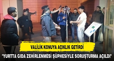 VALİLİK KONUYA AÇIKLIK GETİRDİ