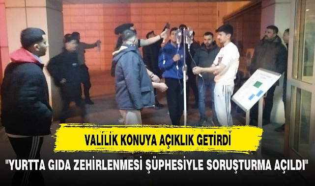 VALİLİK KONUYA AÇIKLIK GETİRDİ