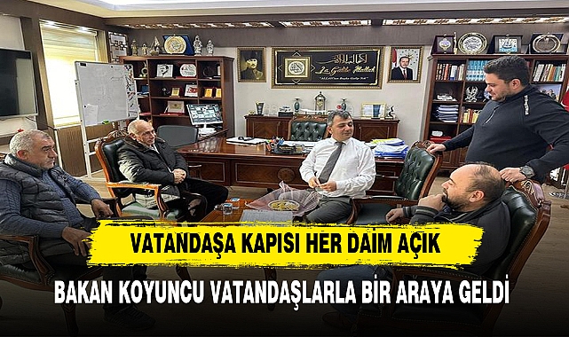 Vatandaşına Makam Kapısı Her Daim Açık Başkan Serkan Koyuncu