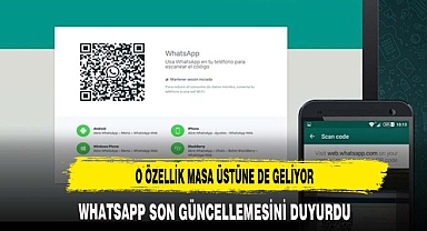 WHATSAPP O ÖZELLİĞİ PC'LERE GETİRİYOR