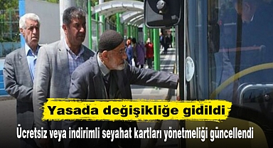Yasada değişikliğe gidildi