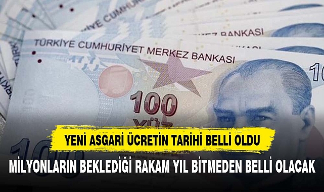 Yeni asgari ücret hafta başında belli oluyor
