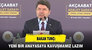 YENİ BİR ANAYASAYA KAVUŞMAMIZ LAZIM