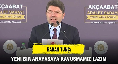 YENİ BİR ANAYASAYA KAVUŞMAMIZ LAZIM