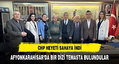 Yerel seçimlere sayılı günler kala CHP heyeti sahaya indi