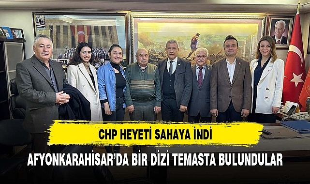 Yerel seçimlere sayılı günler kala CHP heyeti sahaya indi