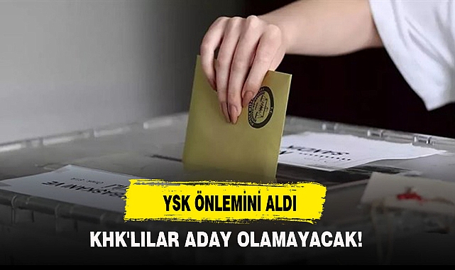 YSK ÖNLEMİNİ ALDI