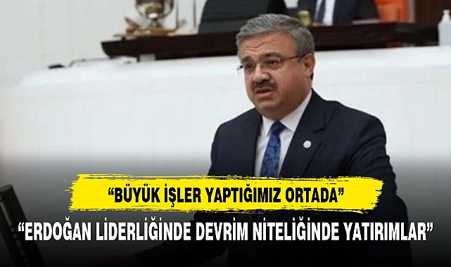 Vekil Yurdunuseven :"21 yıldır durmadan yorulmadan çalışmaya devam ediyoruz"