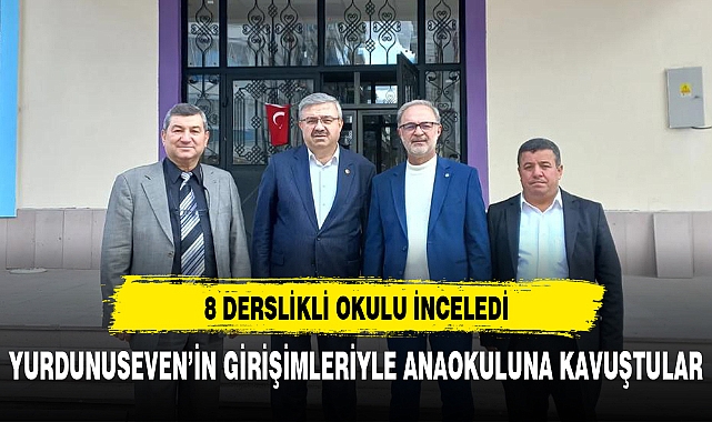 Yurdunuseven'in  girişimleriyle anaokuluna kavuştular