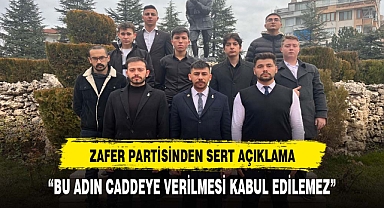 ZAFER PARTİSİ GENÇLİK KOLLARI İL BAŞKANI HASAN HÜSEYİN EBİŞ'DEN SERT AÇIKLAMA