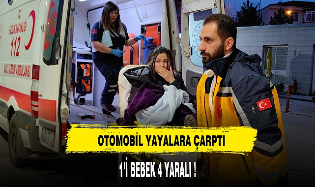 1'İ BEBEK 4 KİŞİ YARALANDI !!