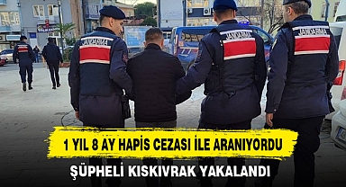 1 YIL 8 AY HAPİS CEZASI İLE ARANIYORDU