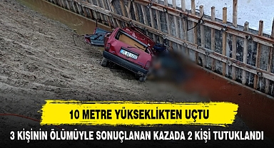 10 METRE YÜKSEKLİKTEN UÇTU