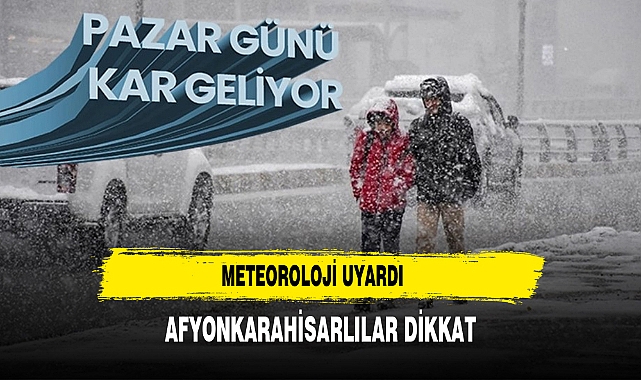 11 il için yoğun kar uyarısı