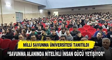 12. Sınıf Öğrencilerine Millî Savunma Üniversitesi Tanıtımı Yapıldı