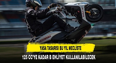125 CC'YE KADAR B EHLİYET KULLANABİLECEK