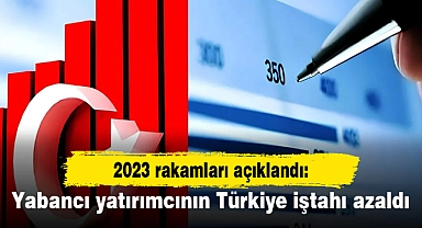 2023 rakamları açıklandı: Yabancı yatırımcının Türkiye iştahı azaldı