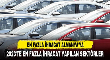 2023'TE EN FAZLA İHRACAT YAPILAN SEKTÖRLER