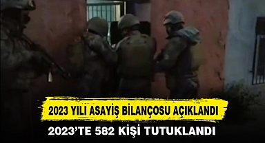 2023 YILI ASAYİŞ BİLANÇOSU AÇIKLANDI