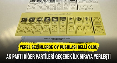 2024 YEREL SEÇİMLERİNDE PARTİLERİN OY PUSULASINDAKİ YERLERİ BELLİ OLDU