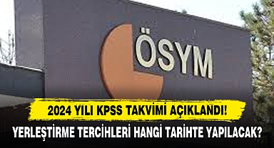 2024 Yılı Kpss Takvimi Açıklandı!