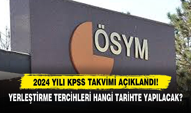 2024 Yılı Kpss Takvimi Açıklandı!