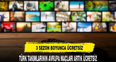 3 SEZON BOYUNCA TRT'DE ÜCRETSİZ İZLENECEK