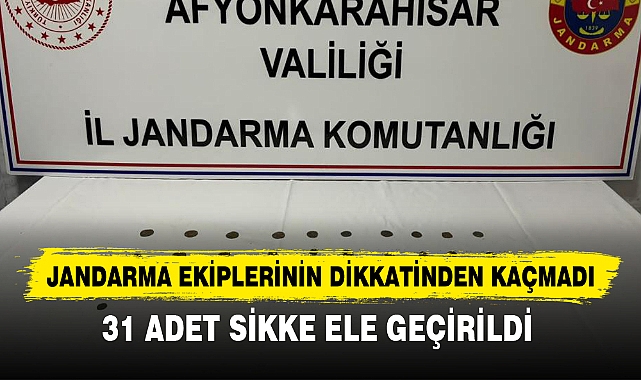31 Adet Sikke Ele Geçirildi