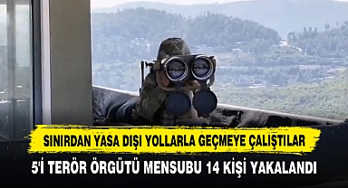 5'i Terör Örgütü Mensubu 14 Kişi Yakalandı
