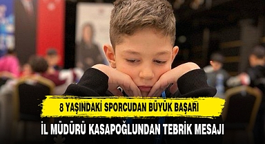 8 yaşındaki satranç sporcusundan büyük başarı
