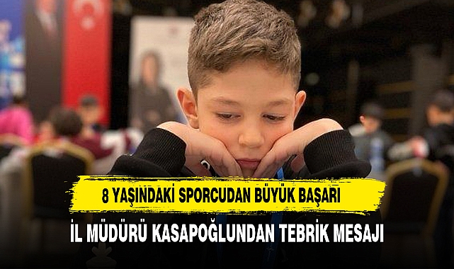 8 yaşındaki satranç sporcusundan büyük başarı