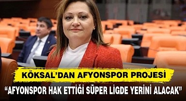 Aday Köksal’dan Afyonspor Projesi