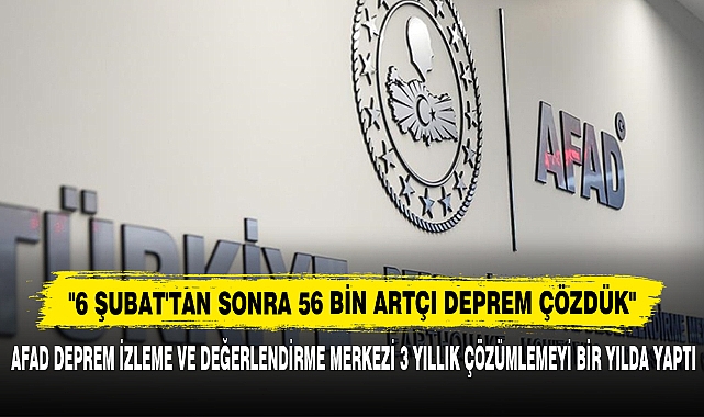 Afad Deprem İzleme Ve Değerlendirme Merkezi 3 Yıllık Çözümlemeyi Bir Yılda Yaptı