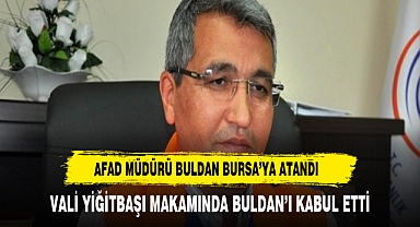 AFAD İl Müdüründen Vali Yiğitbaşına veda ziyareti