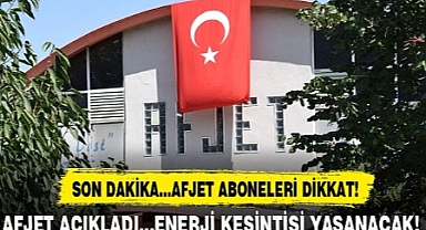 AFJET AÇIKLADI... ENERJİ KESİNTİSİ YAŞANACAK! BORU PATLADI SICAK SU CADDELERDE