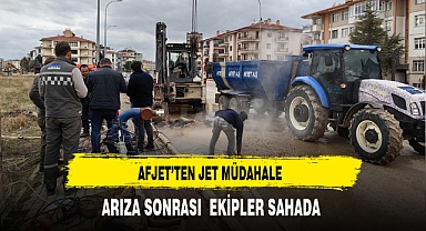 AFJET'ten Jet Müdahale Arıza Sonrası Ekipler Sahada