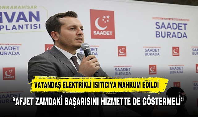 AFJET &#039;ZAM&#039; KONUSUNDAKİ BAŞARISINI HİZMETTE DE GÖSTERMELİ