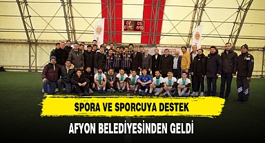 Afyon Belediyesinden Spor ve Sporcuya Destek