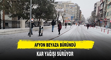 Afyon Beyaza Büründü
