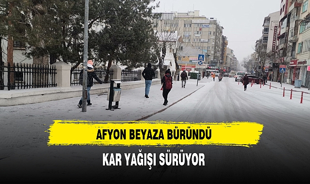 Afyon Beyaza Büründü